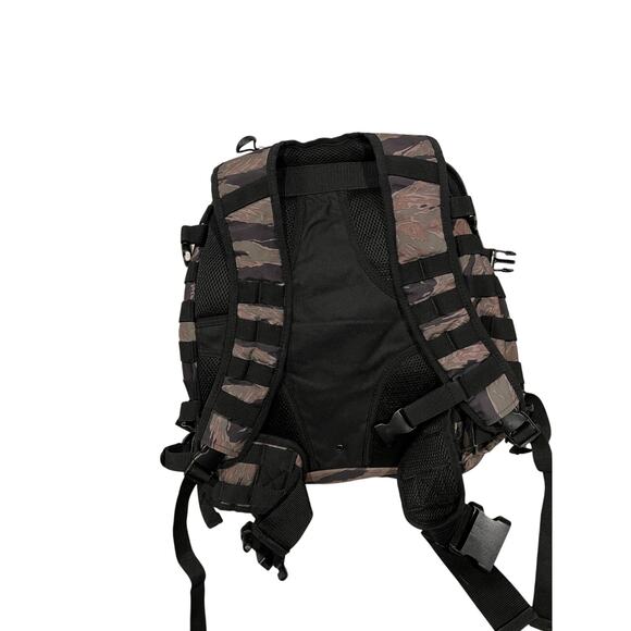 Generic Green Black Camo Tactical Backpack 36L - Picture 2 of 5